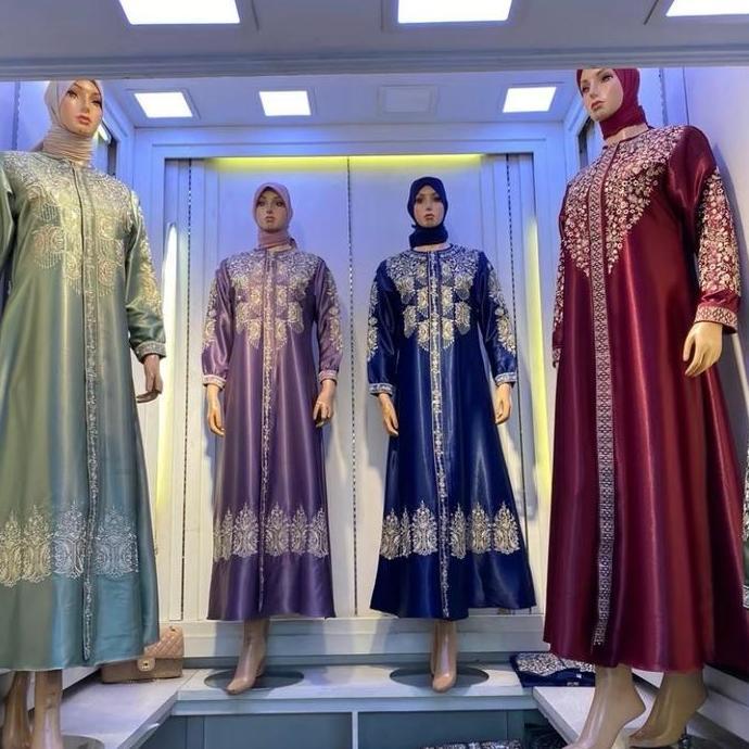 Gamis Bordir Pintu Aceh Terbaru LM