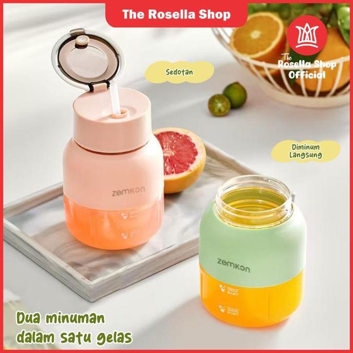 u_umbrellass - [rosella] blender portable jus 8 pisau blender buah 5ml kapasitas besar juicer batera