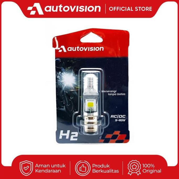 BISMILAHBERKAH100 - LED HEADLIGHT/LAMPU MOTOR H2 M5/H6 65K 12V 7W/7W