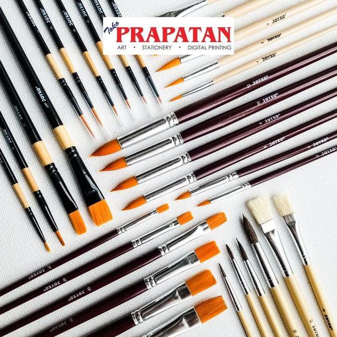 Indahkan- Kuas Lukis Joyko Br-1/Br-3/Br-4/Br-5/ Br-8/Br-9 Brush Set  / Paint Brush