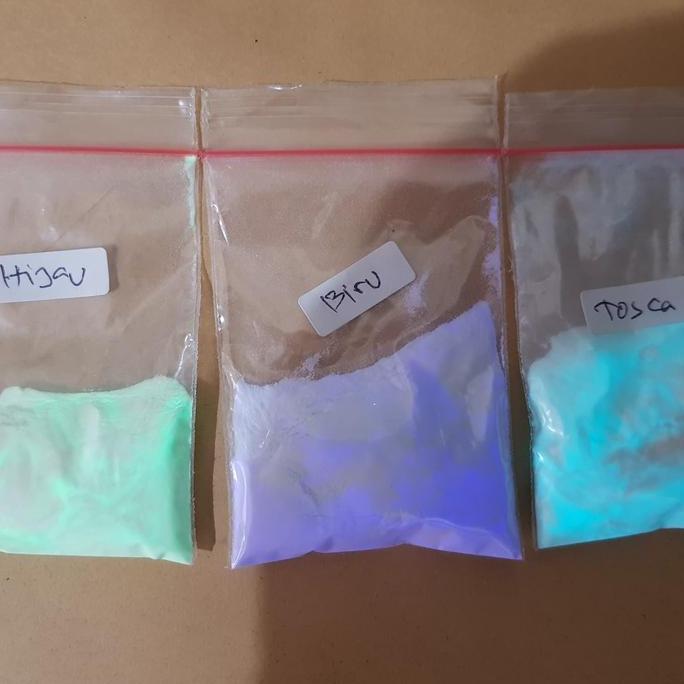 Indahkan- Bubuk Fosfor Glow In The Dark, Campuran Serbuk Fosfor Bercahaya