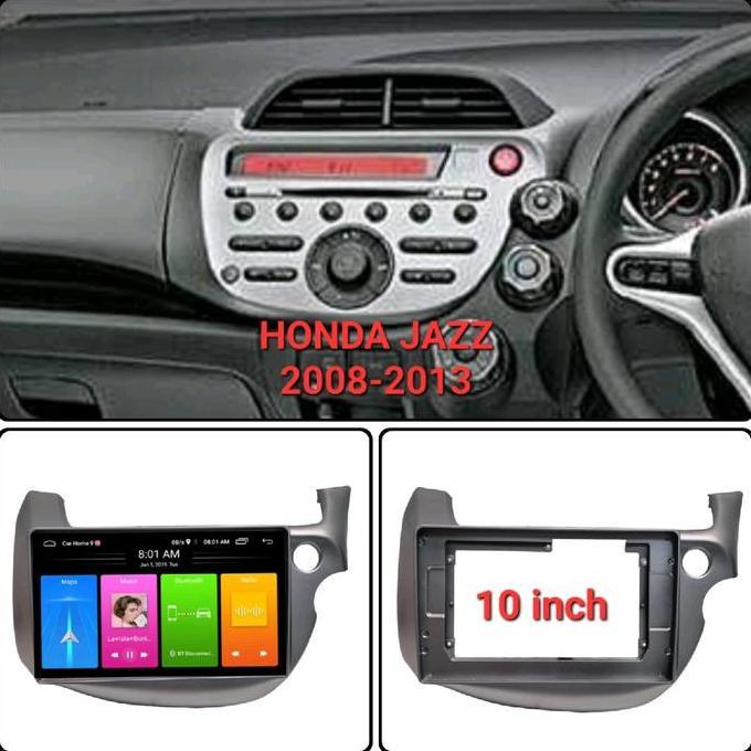 FRAME HEADUNIT ANDROID HONDA JAZZ 10" INCH 2008-2012 PROMO