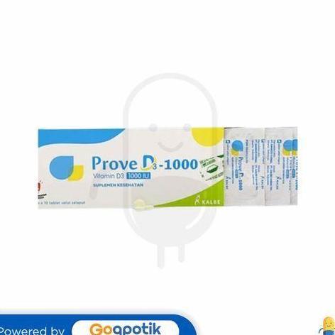 PROVE D3 1000 IU BOX 100