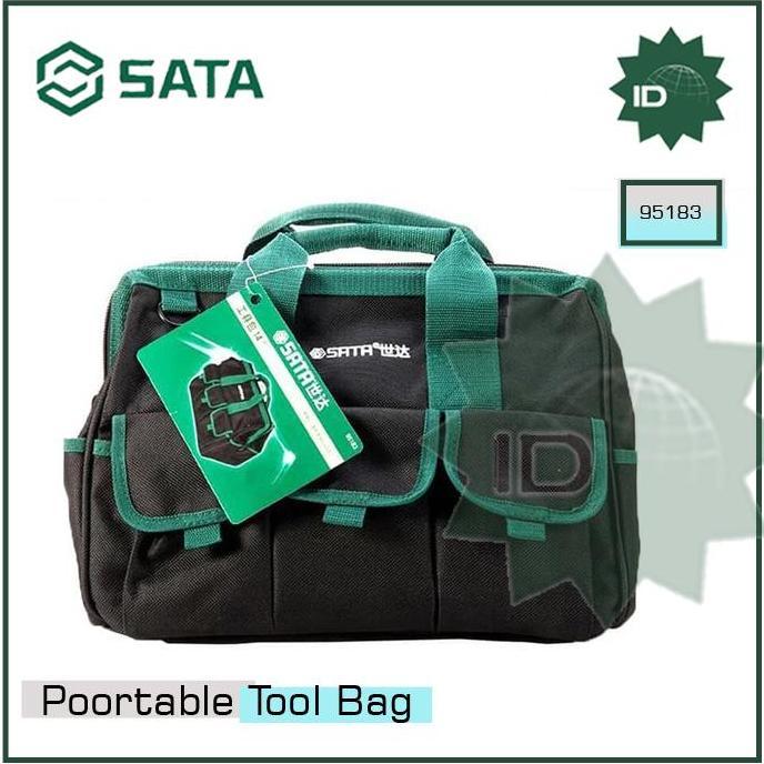 TERBARU - TAS PERKAKAS 95183 14" PORTABLE TOOL BAG SATA