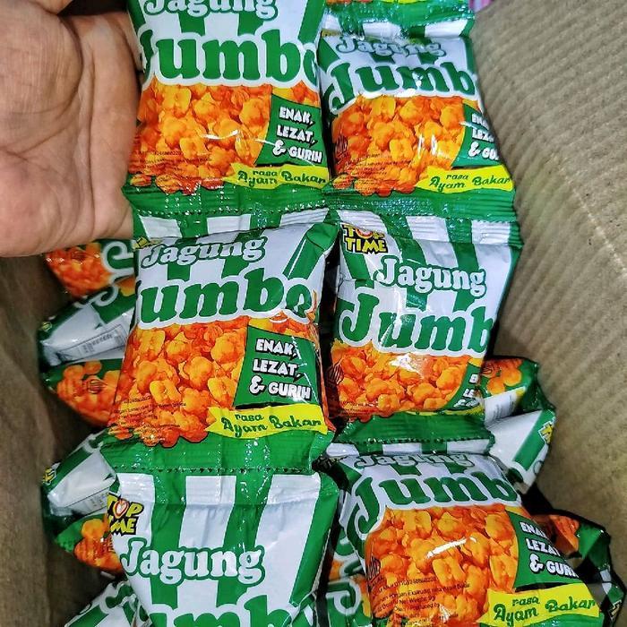 [Paket 20Pcs] Snack Jagung Turbo (Kecil)  Enak Lezat & Gurih Rasa Balado Rasa Ayam Bakar Food Cemila