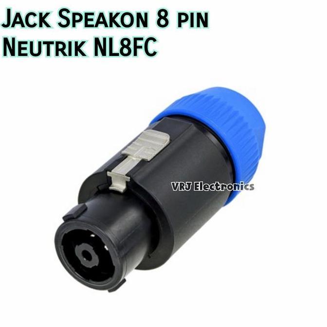 TERMURAH - Jack Speakon 8 pin Neutrik NL8FC