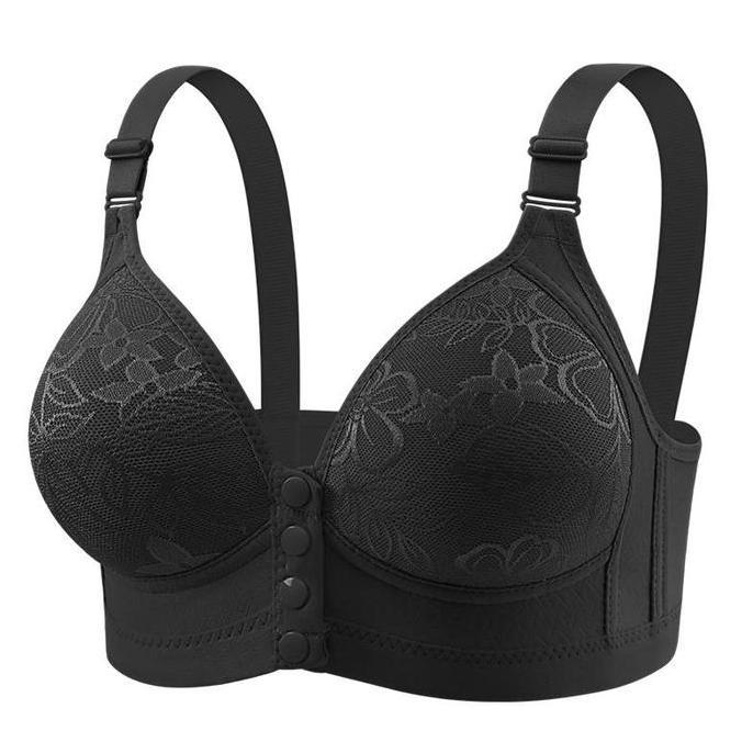 Wokpu- Bh Wanita Kancing Depan Bra Dewasa Ada Busa Tanpa Kawat Bra Push Up Nyaman B116 Busa Tipis Mo
