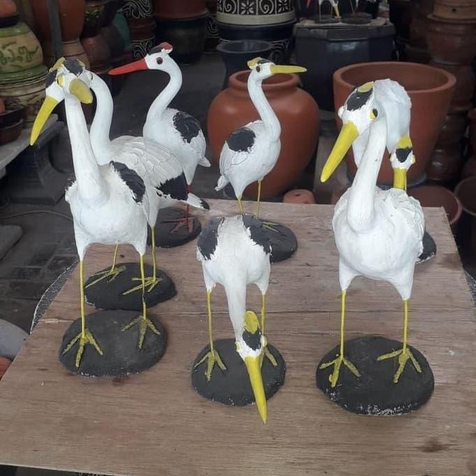 BEBAS ONGKIR - Patung Burung Hiasan Taman