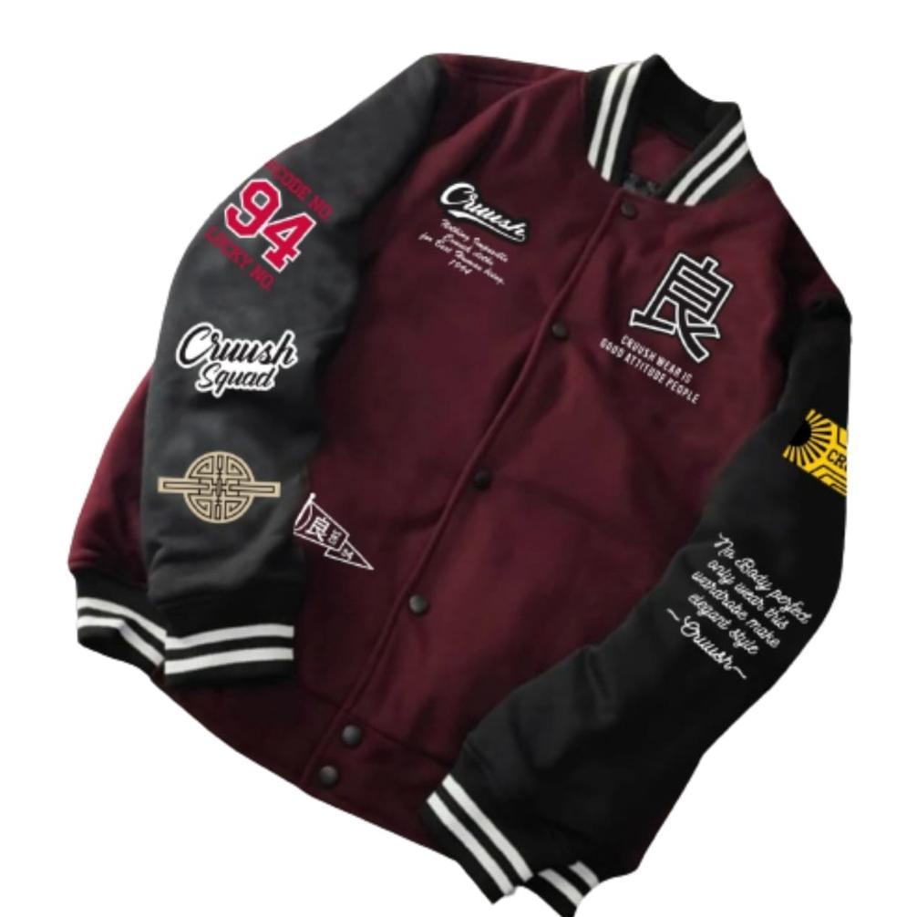 PROMO IDOLA Jaket Varsity Baseball Pria Wanita - Varsity Jacket Vintage Baseball Original Idola Trle