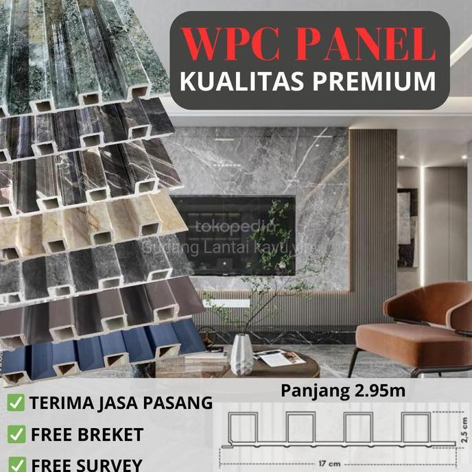 PROMO DISKON - WPC DINDING MOTIF MARMER [ FREE BREKET ]