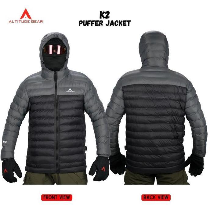 Xxpi- Jaket Gunung Puffer Altitude Gear K2 - Jaket Gelembung Musim Dingin