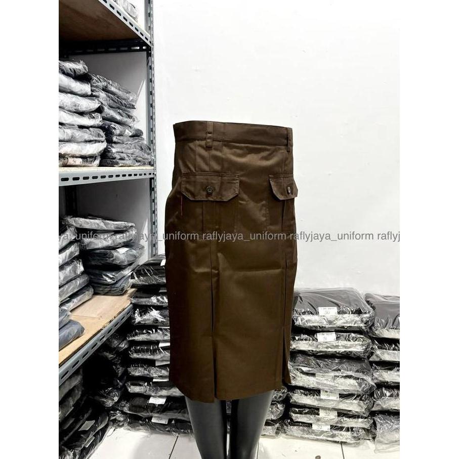 Seragam SD - Rok Pramuka SD Span Pendek - Seragam Pramuka SD - Rafly Jaya