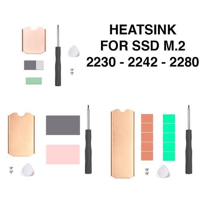 Saveyou- Heatsink Ssd M.2 Nvme Sata Ngff 2232 2242 2280 M2 Pendingin Copper