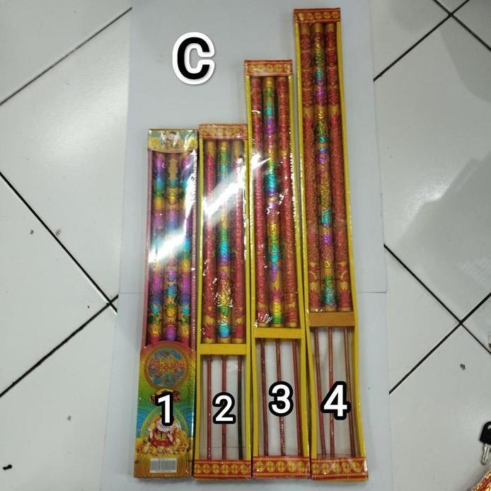 Ready  Hio Naga 3 Batang Merah / Kuning