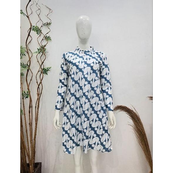 BESTPROMO Tunik batik biron 199 - tunik batik modern - tunik batik busui - tunik batik terbaru