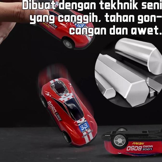 Wasingten- Set Mobil Mainan Balap Inersia Metalik Dengan Kotak Penyimpanan(24Kontainer)-Hadiah Tahun