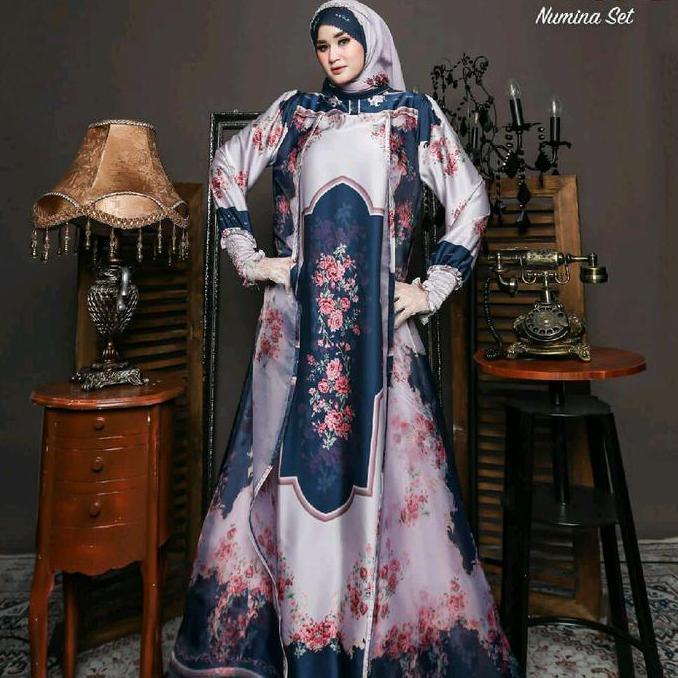 Gamis Numina Set Ivas Production Full Siky Printing