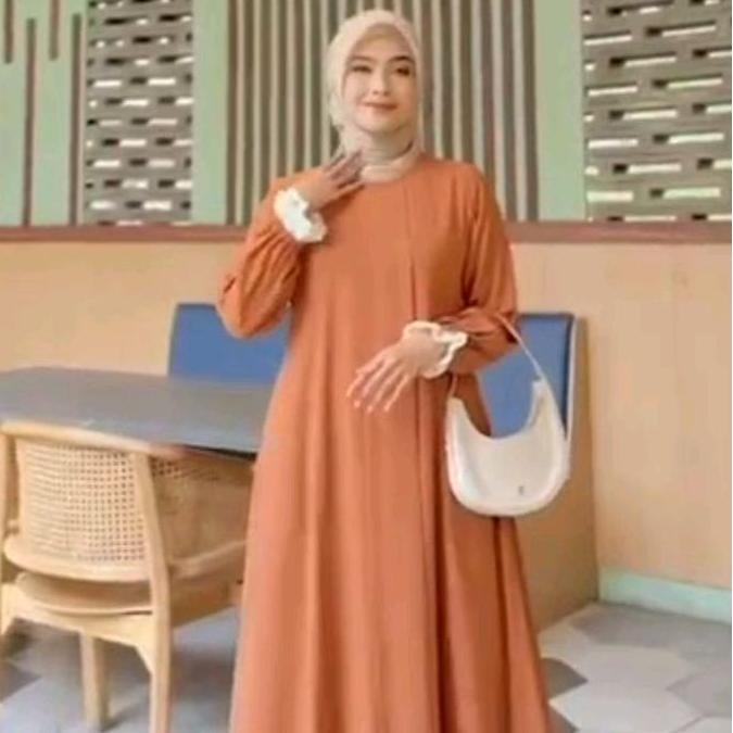 Gamis Darby/Dnl Ruxury .Bahan Marbela Polos
