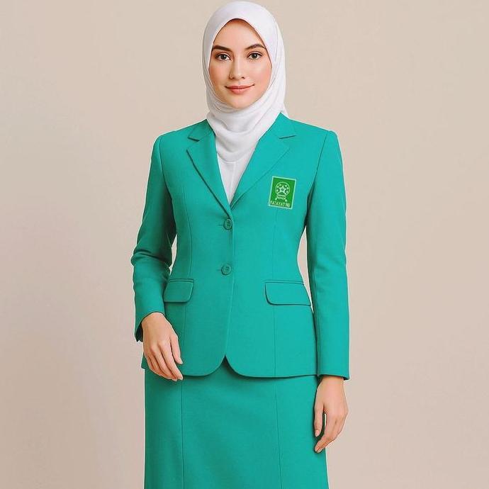 JAS SERAGAM SETELAN FATAYAT NU HIJAU RESMI WARNA NASIONAL