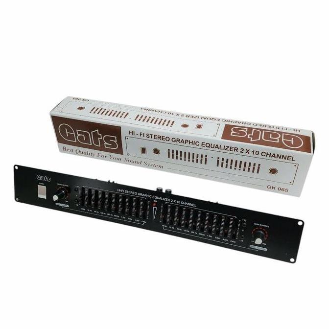 Kit Equalizer 2x10 20 Channel Stereo Geser BEST SELLER