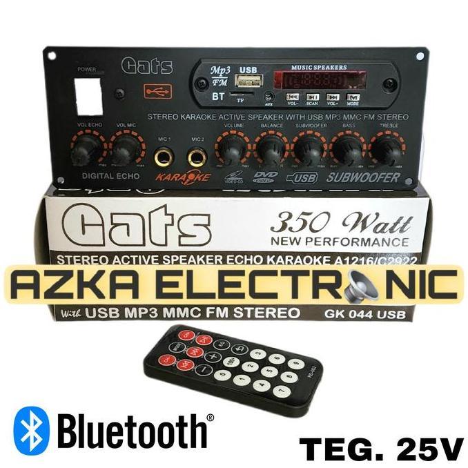 Kit Power Amplifier Speaker Aktif Stereo Plus MP3 Bluetooth 350W TERMURAH