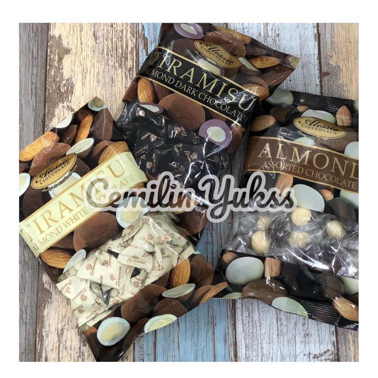 Update Alessio Almond Chocolate 200G Alessio Tiramisu Almond Chocolate Coklat Almond Malaysia