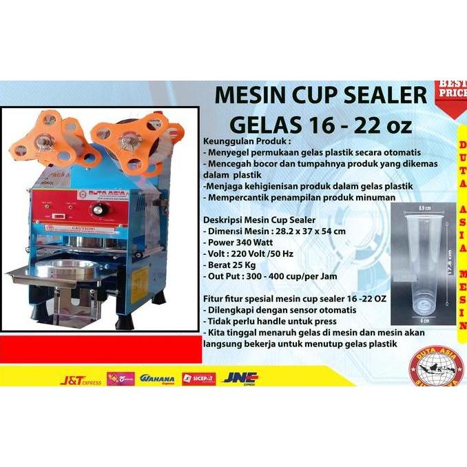 Promo MESIN CUP SEALER SEMI OTOMATIS 22 OZ TEA/SEGEL GELAS SEMI OTOMATIS Diskon