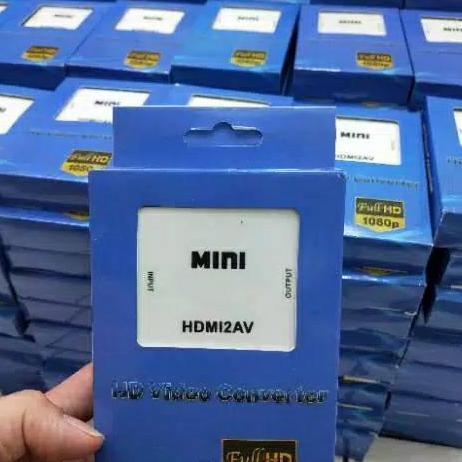 Weargo- Paket Hdmi To Av Rca Converter Hdmi2Av Kabel Hdmi To Hdmi