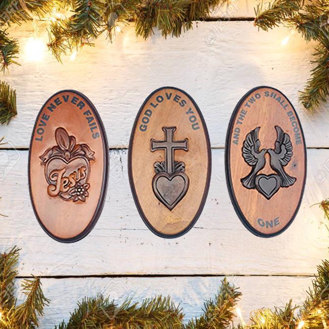 Terbaik Plakat Kayu Mahoni Ukir Oval