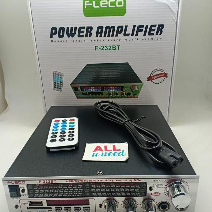 Amplifier Fleco F-232BT - Ampli Fleco 232 BT - Fleco 232BT TERBAIK