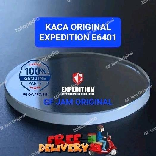 KACA JAM TANGAN EXPEDITION E6401 E 6401 ORIGINAL 100% PART DIJAMIN