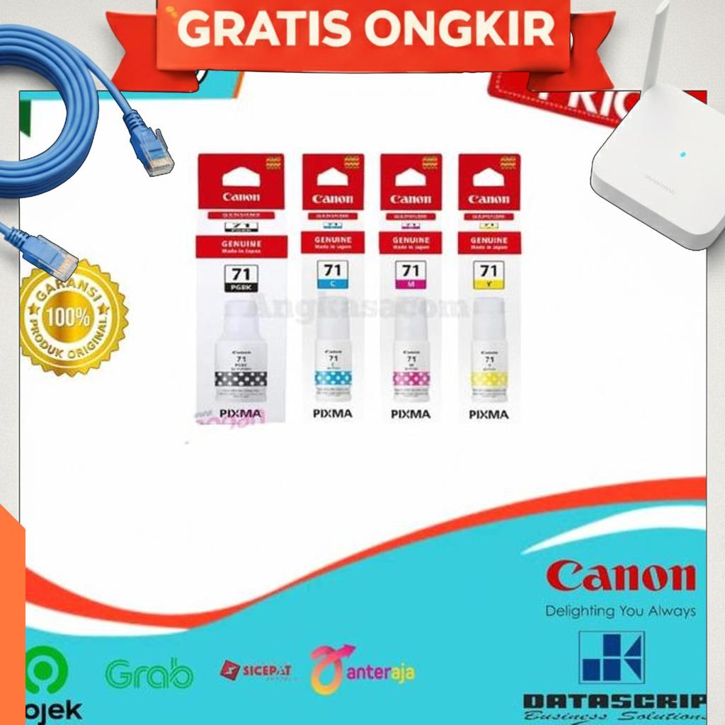 Tinta Canon Gi-71 -1 Set- Tinta Canon G1020 G2020 G3020 G3060 Original