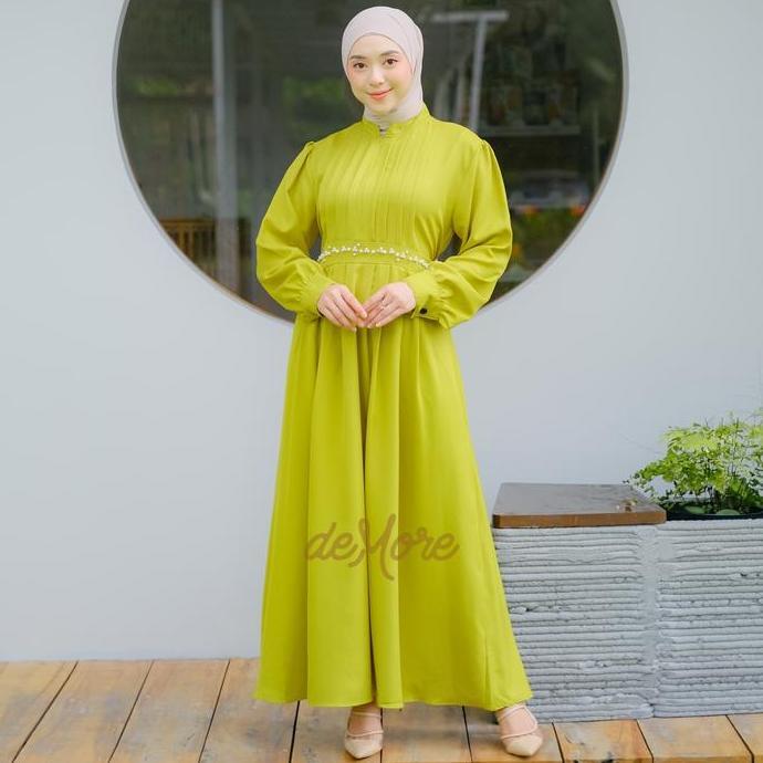 Murah Maxi Dress Remaja Kekinian Gamis Syari Pesta Gaun Kondangan Wanita Muslim Dewasa Mewah Lebaran