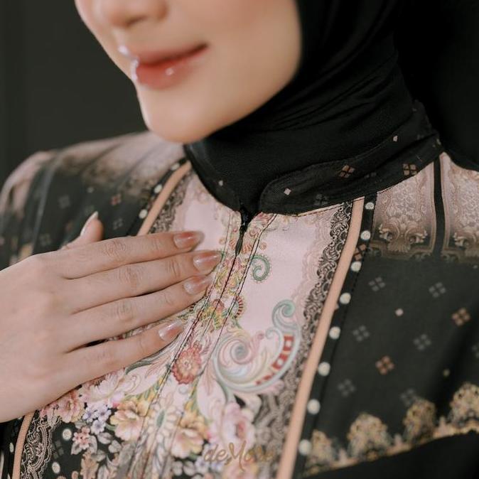 Murah Gamis Muslim Wanita Lebaran Mewah Dress Kondangan Motif Ekslusif Baju Lamaran Syari | Gamis Ki