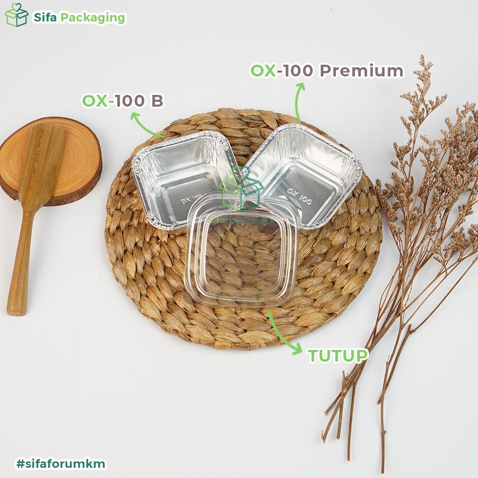 big promo alumunium foil tray cup ox 100 macaroni schotel klapertart pastel tutup brownies cake bolu