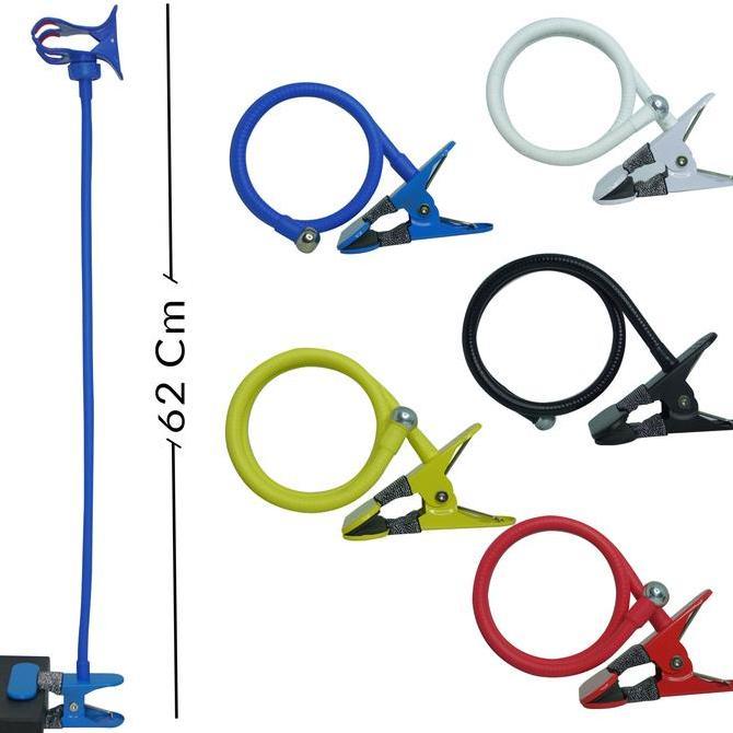 DB189 - LazyPod Jepit Besi Fortable Stand HP Jepitan HP Dimeja Sanggahan Universal Fleksibel / Lazyp