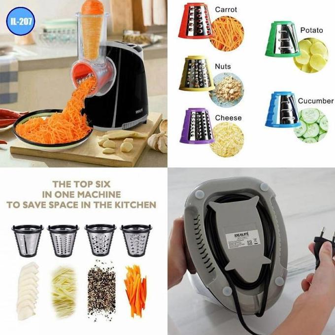 IDEALIFE IL 207/Idealife Food Processor Pemotong Electrik Serbaguna
