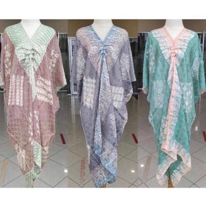 TERBARU  Kaftan Satin Premium - kaftan Batik Viscose- kaftan kondangan - kaftan Viral - seragam brid