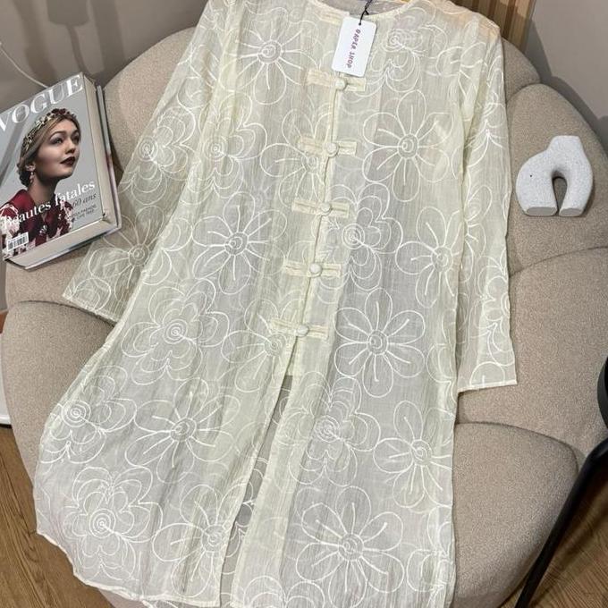 TERKINI Serlaya Tunic | Tunic Flowers Wanita TERKINI