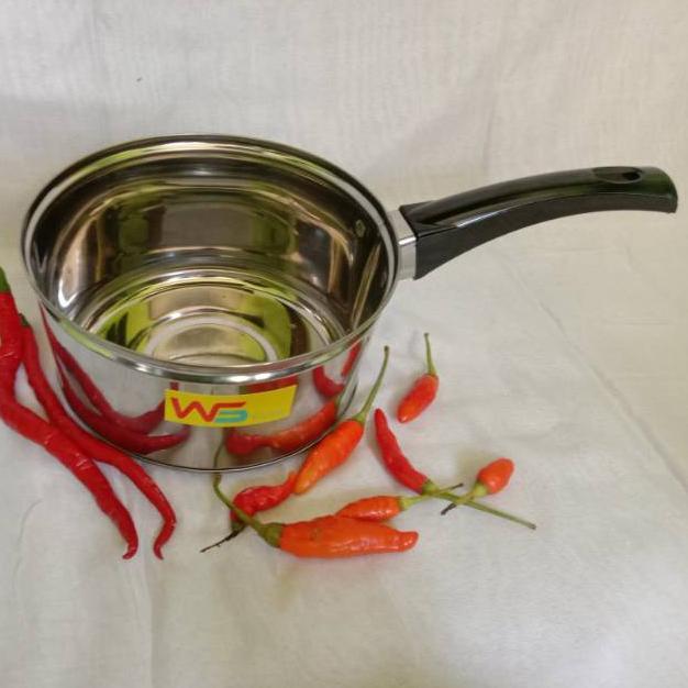 New Product Panci Mie 16 Stainless Panci Rebus Panci Kecil Panci Susu Panci Gagang