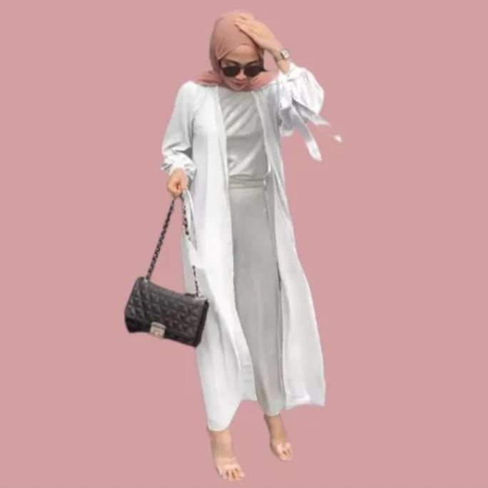 TERPOPULER mahira outer/Outer panjang/outerwanita/cardigan Cantik Muslim TERPOPULER