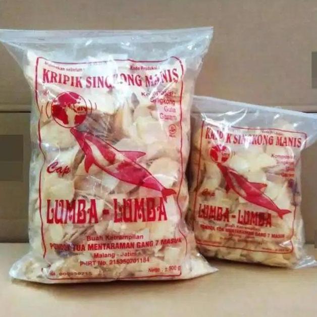 Kripik Singkong cap Lumba-Lumba khas Malang 500gr