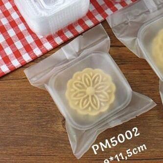 Plastik Kue Mooncake Transparent Polos Doff PM5002