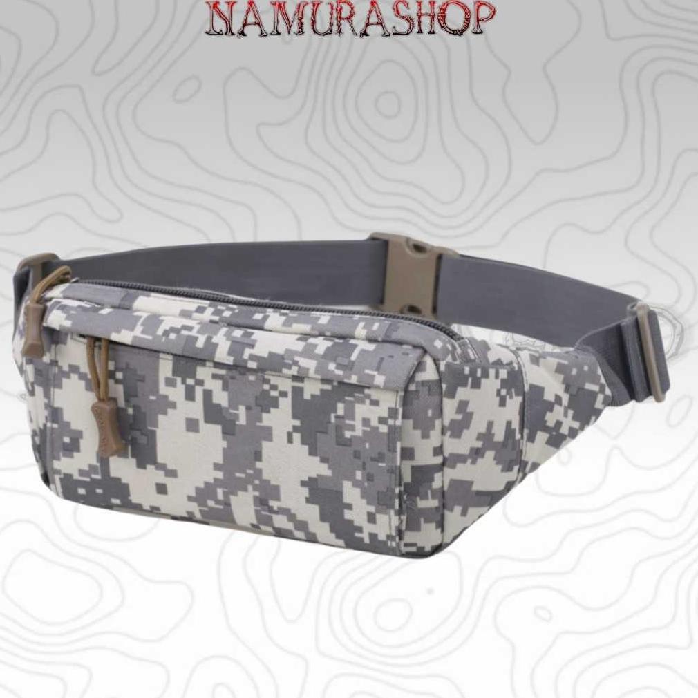 [T.6021] Tas Pinggang Pria Model Terbaru/ Tas Pinggang Pria Tactical/ Tas Selempang Pria/ Tas Model 