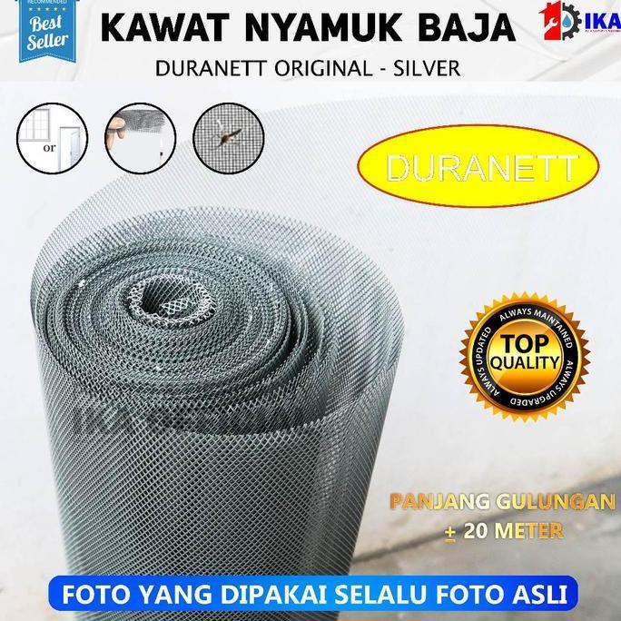 GRASSSTEKNO DURANET KAWAT PARABOLA BAJA /KAWAT BAJA KAWAT ANTI NYAMUK ( PER ROL) Kawat Nyamuk BAJA A