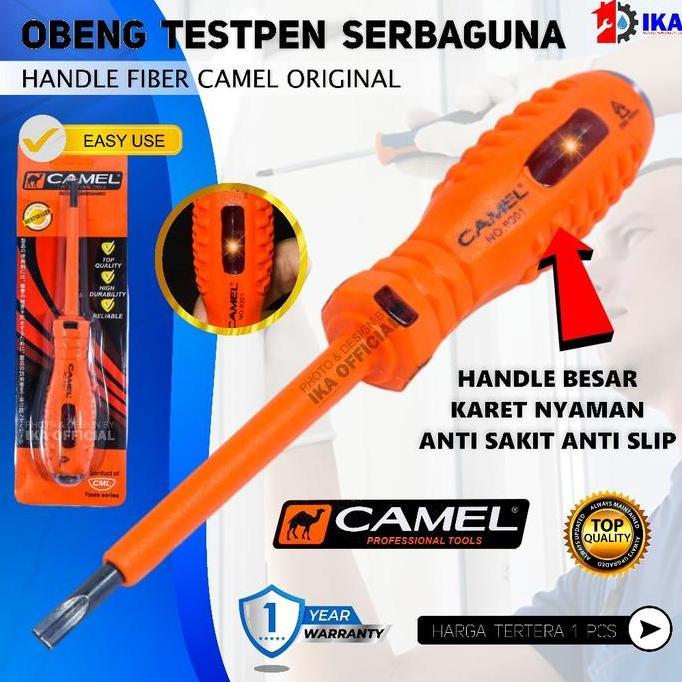 GRASSSTEKNO Tespen Listrik CAMEL / Obeng Tespen CAMEL Obeng Tespen listrik / tespen Camel Obeng Tesp