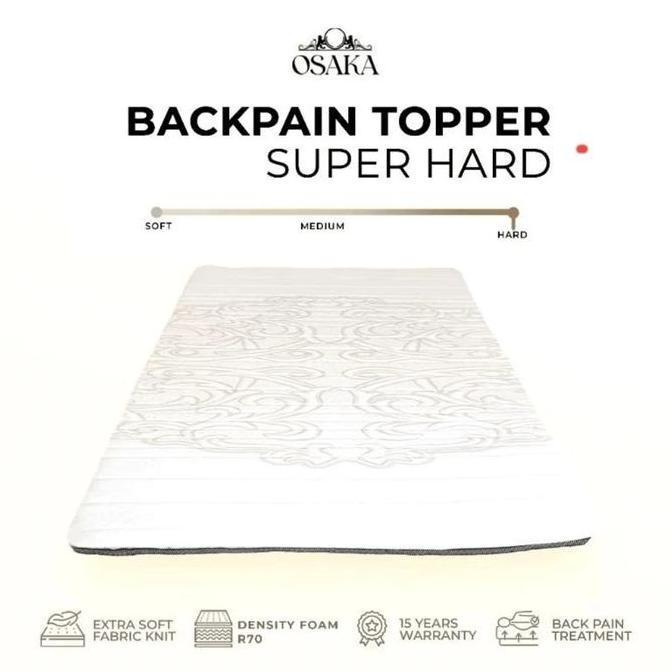 Osaka Back Pain Topper Super Hard (Ortopedic) Penopang Punggung Kasur Ortopedi