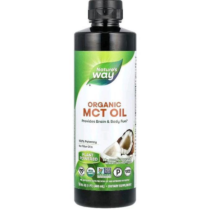 Nature'S Way, Organic Mct Oil, 16 Fl Oz (480 Ml) _Vibes