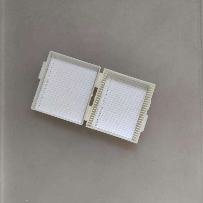 Slide box kotak preparat isi 25 kotak objek glass