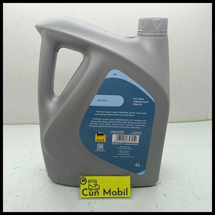 HOT DEAL OLI MESIN AGIP BENSIN SAE 20W-50 POWER HD 4L